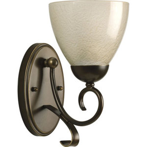 PP3183108 Nocera 1 Bulb Wall Sconce - Oil Rubbed Bronze PP3183108 Nocera 1 Bulb Wall Sconce - Oil Rubbed Bronze