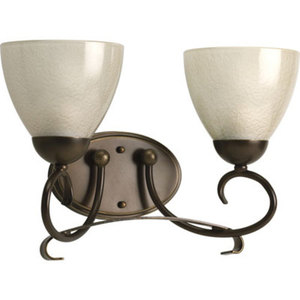 PP3185108 Nocera 2 Bulb Bathroom Lighting - Oil Rubbed Bronze PP3185108 Nocera 2 Bulb Bathroom Lighting - Oil Rubbed Bronze