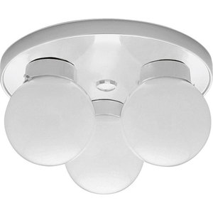 PP322630 Glass Globe Semi Flush Mount Ceiling Light - White PP322630 Glass Globe Semi Flush Mount Ceiling Light - White