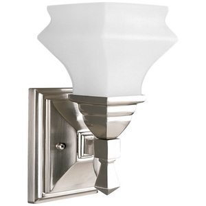 PP329509 Bratenahl 1 Bulb Wall Sconce - Brushed Nickel PP329509 Bratenahl 1 Bulb Wall Sconce - Brushed Nickel