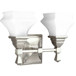 PP329609 Bratenahl 2 Bulb Bathroom Lighting - Brushed Nickel PP329609 Bratenahl 2 Bulb Bathroom Lighting - Brushed Nickel