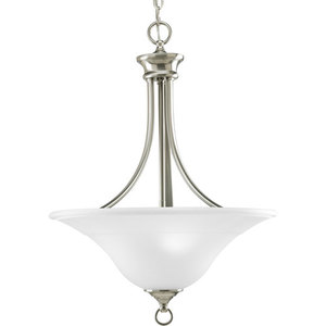 PP347409EBWB Trinity Up Light Pendant Light - Brushed Nickel PP347409EBWB Trinity Up Light Pendant Light - Brushed Nickel