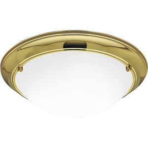 PP356410EB Eclipse Flush Mount Ceiling Light - Polished Brass PP356410EB Eclipse Flush Mount Ceiling Light - Polished Brass