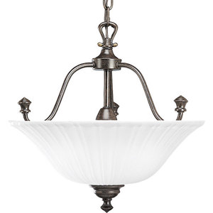 PP360777 Renovations Semi Flush Mount Ceiling Light - Forged Bronze PP360777 Renovations Semi Flush Mount Ceiling Light - Forged Bronze