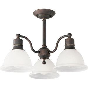 PP366320 Madison Semi Flush Mount Ceiling Light - Antique Bronze PP366320 Madison Semi Flush Mount Ceiling Light - Antique Bronze