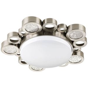 PP368109 Bingo Semi Flush Mount Ceiling Light - Brushed Nickel PP368109 Bingo Semi Flush Mount Ceiling Light - Brushed Nickel