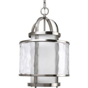 PP370109 Bay Court Entrance / Foyer Pendant Light - Brushed Nickel PP370109 Bay Court Entrance / Foyer Pendant Light - Brushed Nickel
