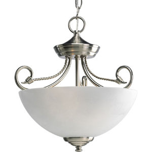 PP373809 Pavillion Up Light Pendant Light - Brushed Nickel PP373809 Pavillion Up Light Pendant Light - Brushed Nickel