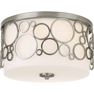 PP375209 Bingo Flush Mount Ceiling Light - Brushed Nickel PP375209 Bingo Flush Mount Ceiling Light - Brushed Nickel
