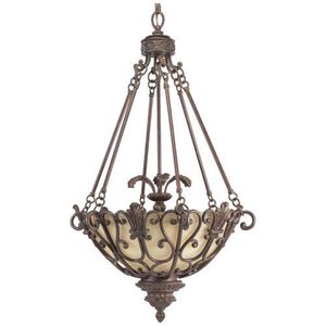 PP380975 Messina Entrance / Foyer Pendant Light - Aged Mahogany PP380975 Messina Entrance / Foyer Pendant Light - Aged Mahogany