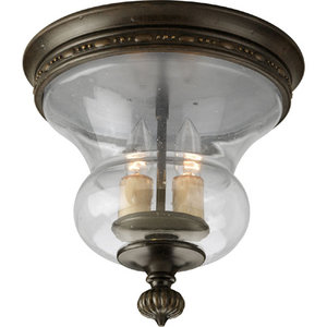 PP381577 Fiorentino Flush Mount Ceiling Light - Forged Bronze PP381577 Fiorentino Flush Mount Ceiling Light - Forged Bronze