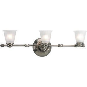 PP384981WB Renovations 3 Bulb Bathroom Lighting - Antique Nickel PP384981WB Renovations 3 Bulb Bathroom Lighting - Antique Nickel