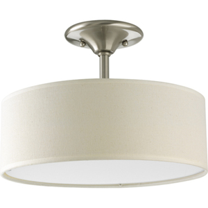 PP393909 Inspire Semi Flush Mount Ceiling Light - Brushed Nickel PP393909 Inspire Semi Flush Mount Ceiling Light - Brushed Nickel