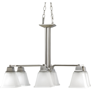 PP400309 North Park Mid Sized Chandelier Chandelier - Brushed Nickel PP400309 North Park Mid Sized Chandelier Chandelier - Brushed Nickel