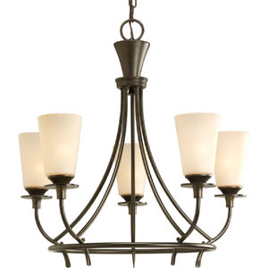 PP400677 Cantata Mid Sized Chandelier Chandelier - Forged Bronze PP400677 Cantata Mid Sized Chandelier Chandelier - Forged Bronze