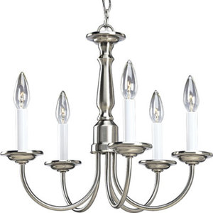 PP400909 Americana Mini Chandelier - Brushed Nickel PP400909 Americana Mini Chandelier - Brushed Nickel