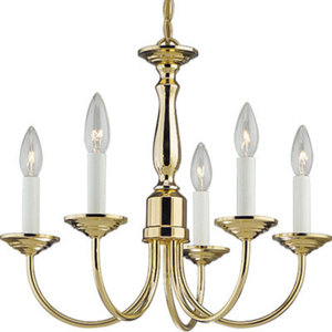 PP400910 Americana Mini Chandelier - Polished Brass PP400910 Americana Mini Chandelier - Polished Brass