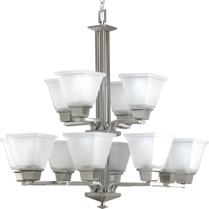 PP405309 North Park Large Foyer Chandelier Chandelier - Brushed Nickel PP405309 North Park Large Foyer Chandelier Chandelier - Brushed Nickel
