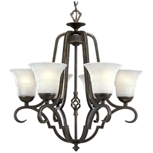 PP406084 Melbourne Mid Sized Chandelier Chandelier - Espresso PP406084 Melbourne Mid Sized Chandelier Chandelier - Espresso