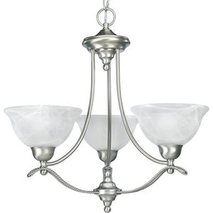 PP406709 Avalon Mini Chandelier - Brushed Nickel PP406709 Avalon Mini Chandelier - Brushed Nickel