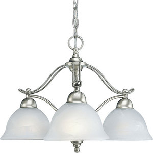 PP407009 Avalon Mini Chandelier - Brushed Nickel PP407009 Avalon Mini Chandelier - Brushed Nickel