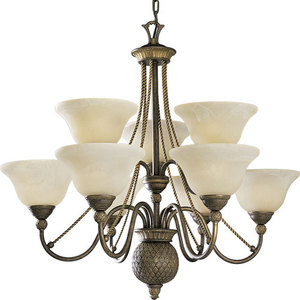 PP412186 Savannah Mid Sized Chandelier Chandelier - Burnished Chestnut PP412186 Savannah Mid Sized Chandelier Chandelier - Burnished Chestnut