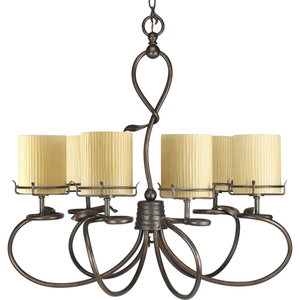 PP4132114 Willow Creek Mid Sized Chandelier Chandelier - Weathered Auburn PP4132114 Willow Creek Mid Sized Chandelier Chandelier - Weathered Auburn