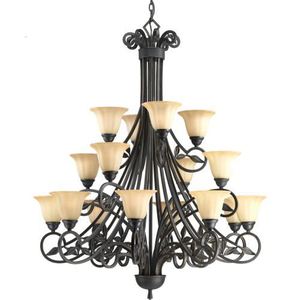 PP414784 Le Jardin Large Foyer Chandelier Chandelier - Espresso PP414784 Le Jardin Large Foyer Chandelier Chandelier - Espresso