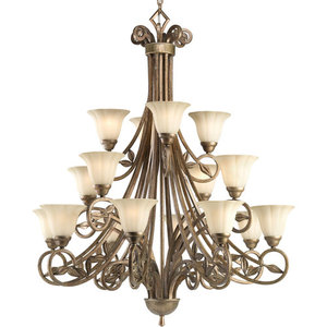 PP414791C Le Jardin Large Foyer Chandelier Chandelier - Biscay Crackle PP414791C Le Jardin Large Foyer Chandelier Chandelier - Biscay Crackle