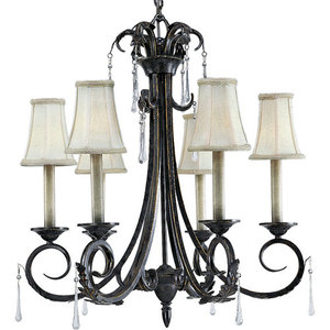 PP415484 Veranda Mid Sized Chandelier Chandelier - Espresso PP415484 Veranda Mid Sized Chandelier Chandelier - Espresso