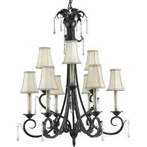 PP415584 Veranda Large Foyer Chandelier Chandelier - Espresso PP415584 Veranda Large Foyer Chandelier Chandelier - Espresso
