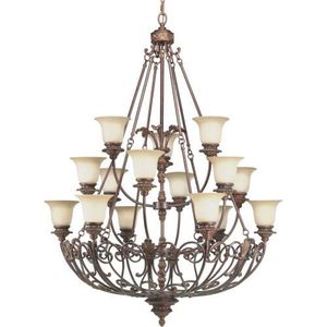 PP419275 Messina Large Foyer Chandelier Chandelier - Aged Mahogany PP419275 Messina Large Foyer Chandelier Chandelier - Aged Mahogany