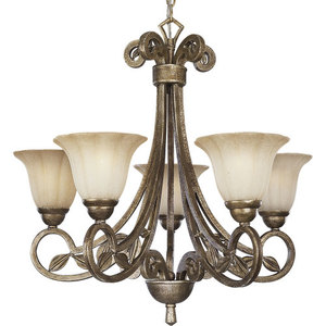 PP420191C Le Jardin Mid Sized Chandelier Chandelier - Biscay Crackle PP420191C Le Jardin Mid Sized Chandelier Chandelier - Biscay Crackle