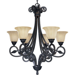 PP420284 Le Jardin Mid Sized Chandelier Chandelier - Espresso PP420284 Le Jardin Mid Sized Chandelier Chandelier - Espresso