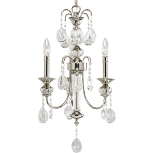 PP4208104 Noir Mini Chandelier - Polished Nickel PP4208104 Noir Mini Chandelier - Polished Nickel
