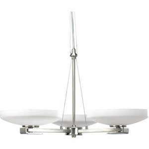 PP426309 International Mid Sized Chandelier Chandelier - Brushed Nickel PP426309 International Mid Sized Chandelier Chandelier - Brushed Nickel