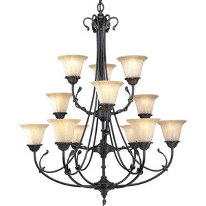 PP430084 Timberbrook Large Foyer Chandelier Chandelier - Espresso PP430084 Timberbrook Large Foyer Chandelier Chandelier - Espresso