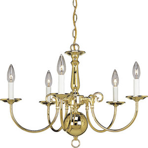 PP434610 Americana Mini Chandelier - Polished Brass PP434610 Americana Mini Chandelier - Polished Brass