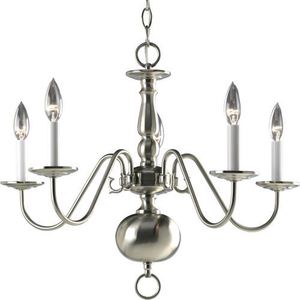 PP435509 Americana Mid Sized Chandelier Chandelier - Brushed Nickel PP435509 Americana Mid Sized Chandelier Chandelier - Brushed Nickel