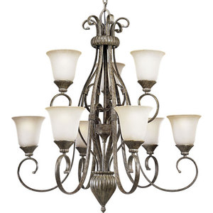 PP437587 Bourbon Street Mid Sized Chandelier Chandelier - Fieldstone PP437587 Bourbon Street Mid Sized Chandelier Chandelier - Fieldstone