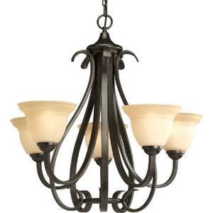 PP441677 Torino Mid Sized Chandelier Chandelier - Forged Bronze PP441677 Torino Mid Sized Chandelier Chandelier - Forged Bronze