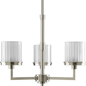 PP442709WB Encore Mini Chandelier - Brushed Nickel PP442709WB Encore Mini Chandelier - Brushed Nickel