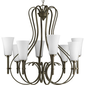 PP446920 Flirt Mid Sized Chandelier Chandelier - Antique Bronze PP446920 Flirt Mid Sized Chandelier Chandelier - Antique Bronze