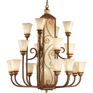 PP4475122 Marcella Large Foyer Chandelier Chandelier - Aged Copper PP4475122 Marcella Large Foyer Chandelier Chandelier - Aged Copper