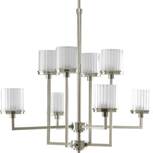PP447609WB Encore Large Foyer Chandelier Chandelier - Brushed Nickel PP447609WB Encore Large Foyer Chandelier Chandelier - Brushed Nickel
