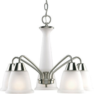 PP447809 New Bedford Mid Sized Chandelier Chandelier - Brushed Nickel PP447809 New Bedford Mid Sized Chandelier Chandelier - Brushed Nickel