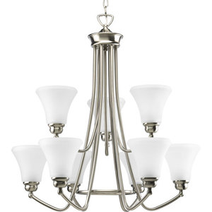 PP448809EBWB Janos Large Foyer Chandelier Chandelier - Brushed Nickel PP448809EBWB Janos Large Foyer Chandelier Chandelier - Brushed Nickel