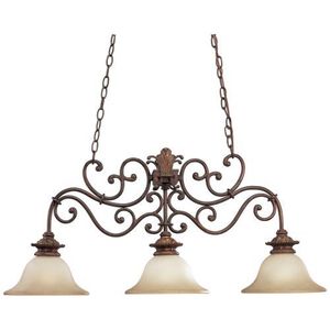 PP453375 Linear Pendant Pendant Light - Aged Mahogany PP453375 Linear Pendant Pendant Light - Aged Mahogany