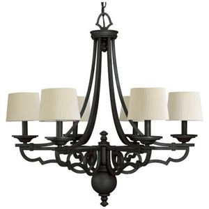 PP456780 Meeting Street Mid Sized Chandelier Chandelier - Forged Black PP456780 Meeting Street Mid Sized Chandelier Chandelier - Forged Black