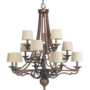 PP4569102 Meeting Street Large Foyer Chandelier Chandelier - Roasted Java PP4569102 Meeting Street Large Foyer Chandelier Chandelier - Roasted Java